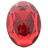 Acrylic (Lucite, Plexiglass) Oval Rhinestones 40mm x 30mm